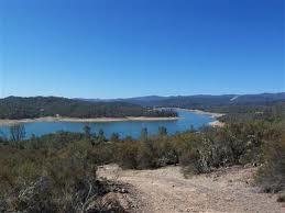 Fire at Lake Nacimiento