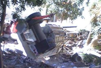 Truck crashes into Santa Barbara home killing three