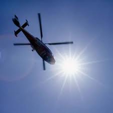 Helicopter crashes on Highway 101
