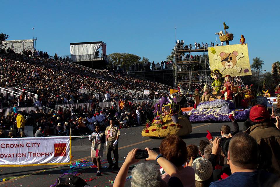 Cal Poly float wins Rose Parade award