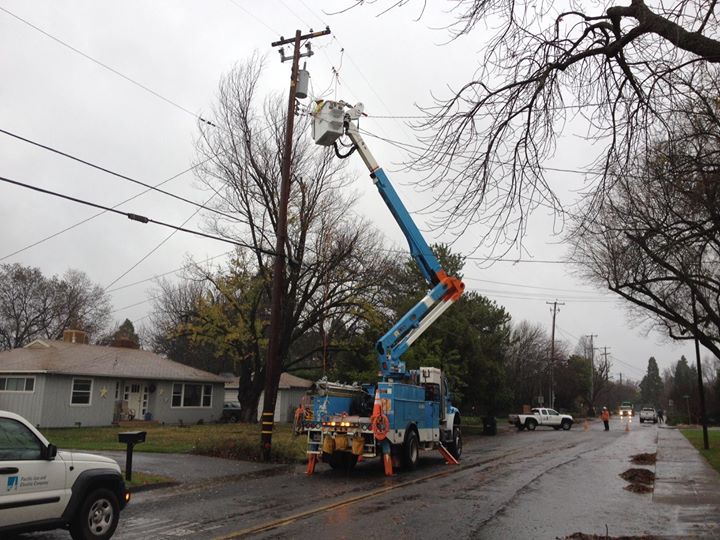 Storm related power outages throughout SLO County