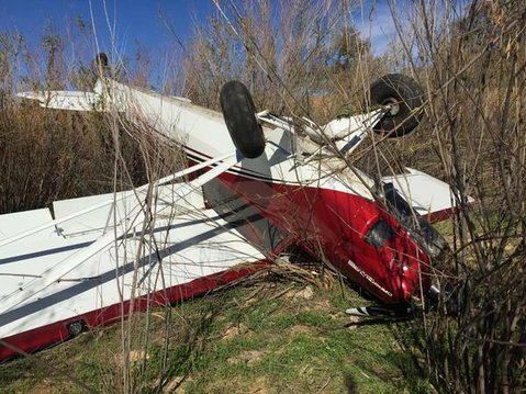 Plane headed to SLO crashes