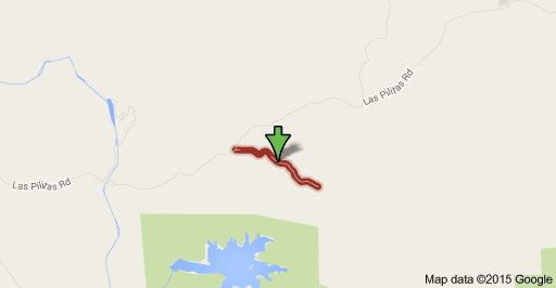 Brush fire near Santa Margarita Lake