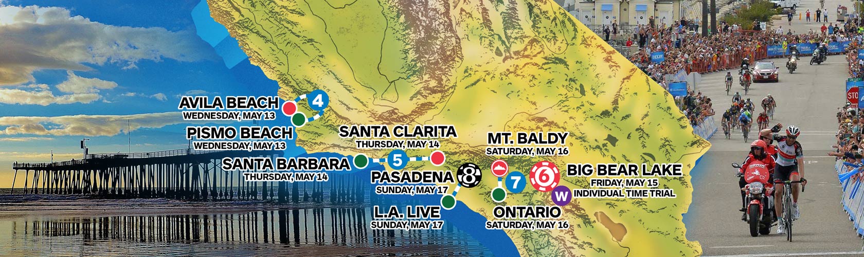Annual Amgen tour returns to Pismo Beach and Avila Beach