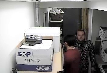 Camera captures men burglarizing SLO bank