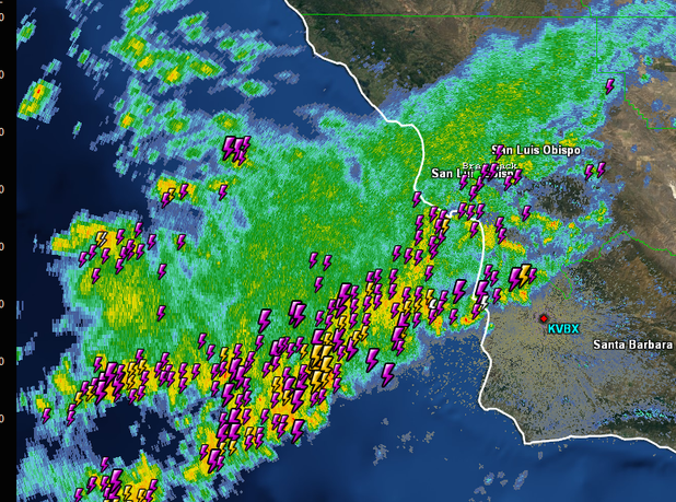 July storm sets SLO County records, knocks out power