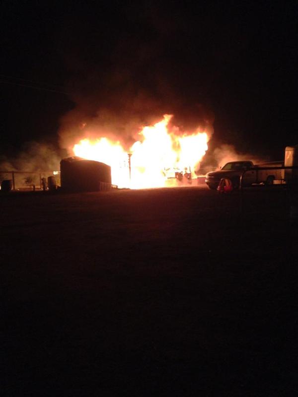 Propane tanks explode in Paso Robles fire