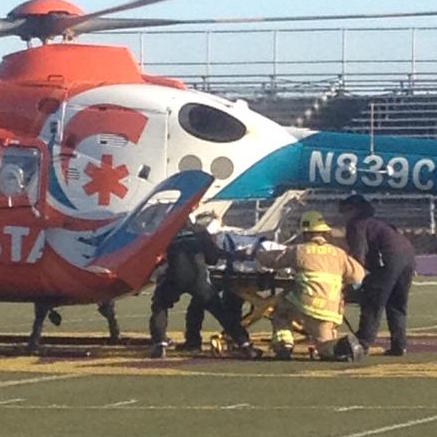 Student struck by car outside Righetti High School