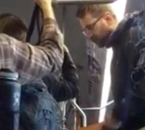Video of bomb threat on SLO bus