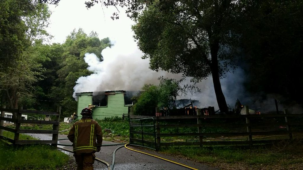 Home fire displaces 5 in Templeton