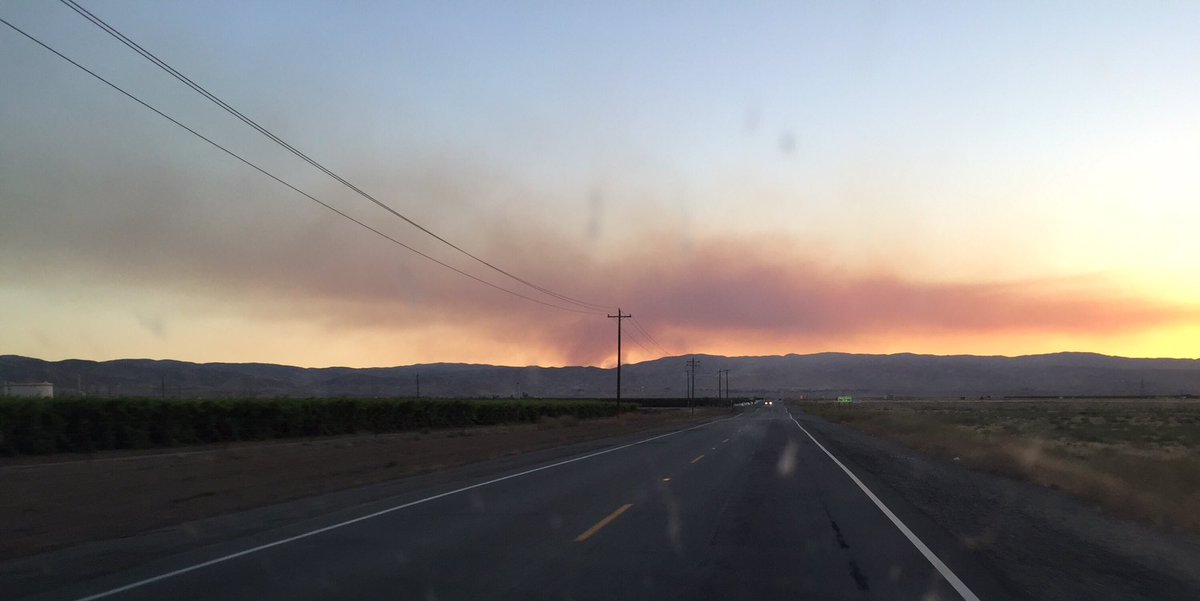 Brush fire burns over 2,000 acres near Cuyama