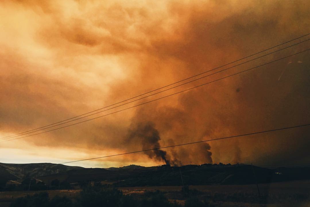 Sherpa Fire burns 7,648 acres, 45% contained