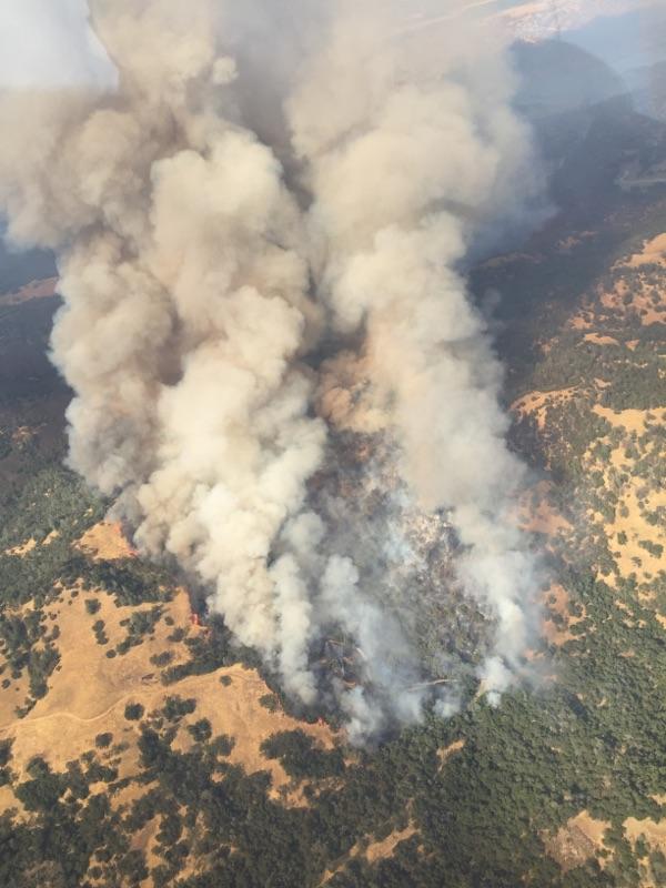 Fire at Lake Nacimiento grows to 1,450 acres