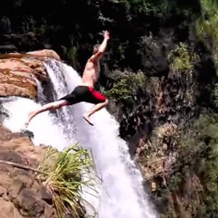 SLO County man injured but alive after leap off Hawaii waterfall, video
