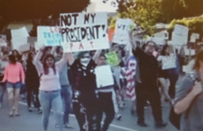 Anti-Trump protests continue in SLO and in the nation