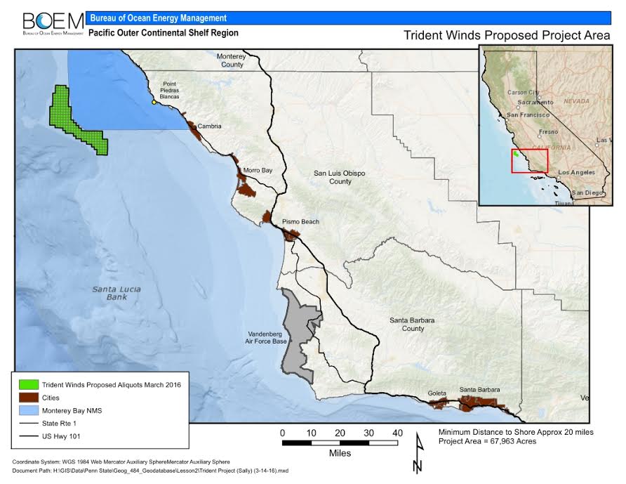 Norwegian government interested in Morro Bay offshore lease