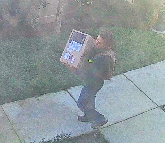 SLO package thief caught on video