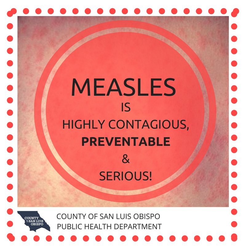 Measles case reported in Santa Barbara County