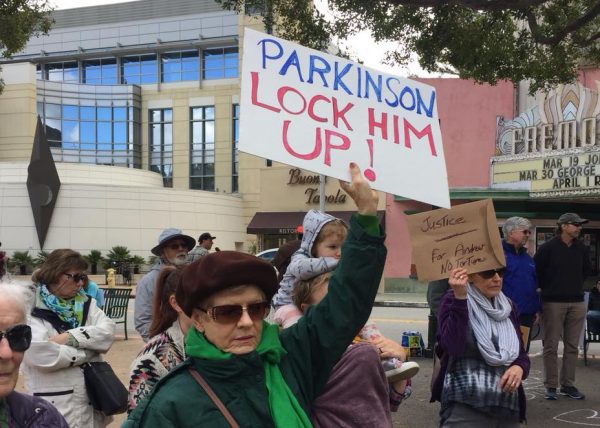 Protesters rally over torture death at the SLO County Jail