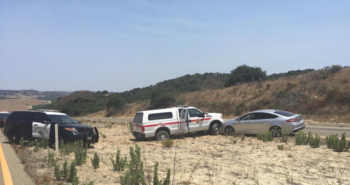 Man arrested after high-speed chase in stolen Cal Fire Truck