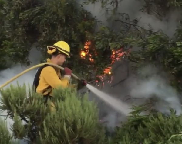 Fire at homeless camp near Oceano Dunes