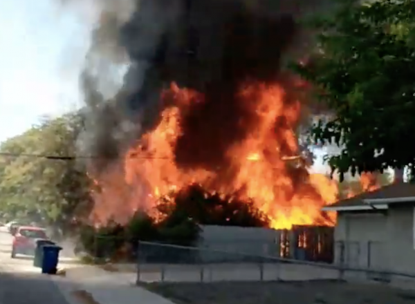 Five people displaced in Paso Robles fire