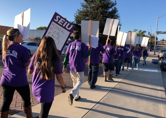 Grover Beach staffers picket city hall, consider strike