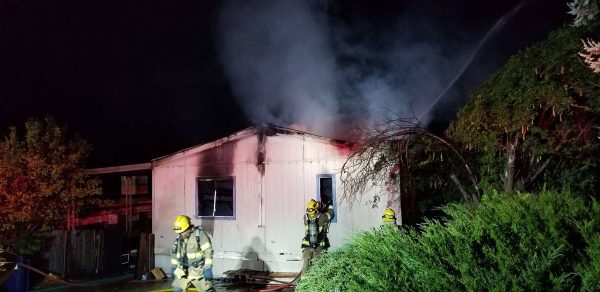 Heritage Ranch mobile home destroyed by fire