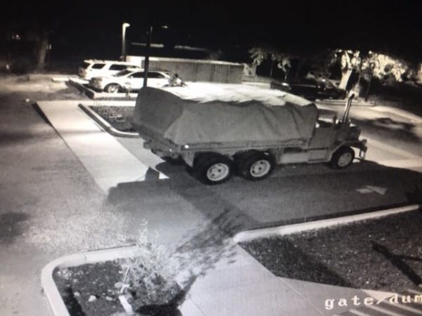 SLO thief returns a second time to steal military truck, gets caught