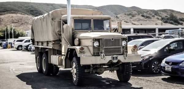 Military vehicle snatched from SLO parking lot, then returned