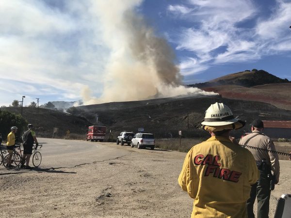 Fire scorches 25 acres south of SLO