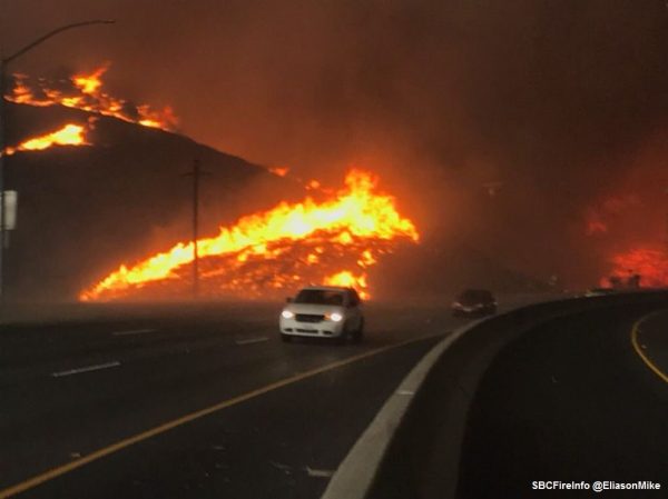 Wildfires ravage Ventura County shortly after mass shooting