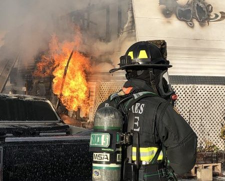 Grover Beach mobile home destroyed in fire