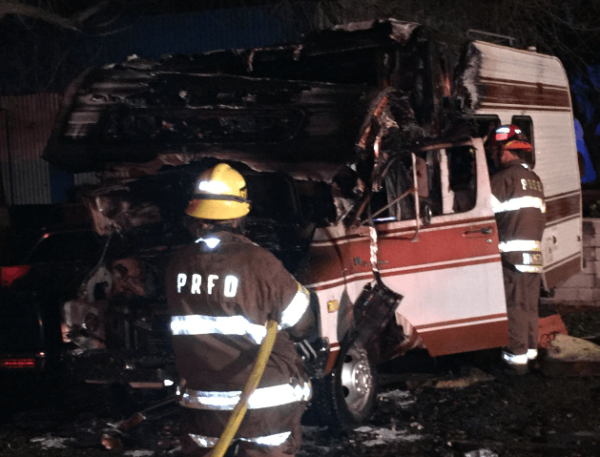 Man and dog escape fire in Paso Robles