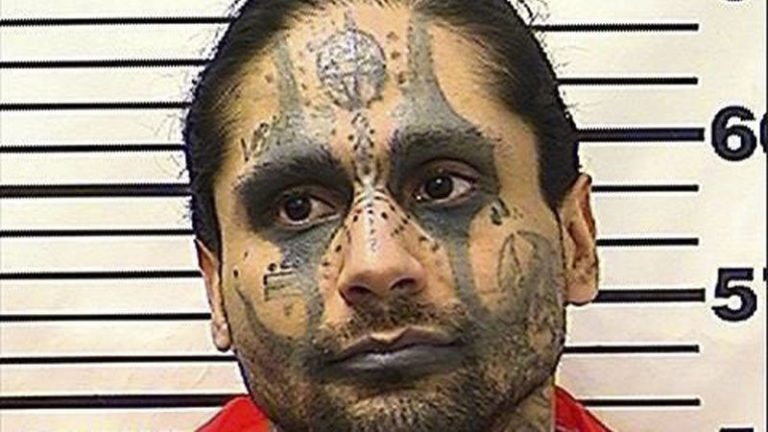 California killer with pentagram tattoo beheads his cellmate