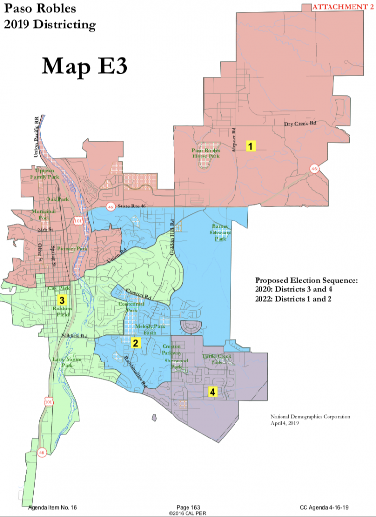 Paso Robles shifts to district voting system