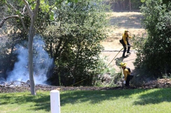 Grass fire ignites near Paso Robles apartment complex