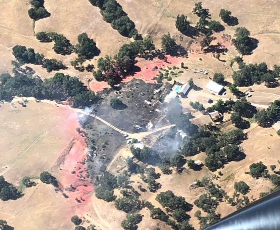 Multiple fires burn in North County