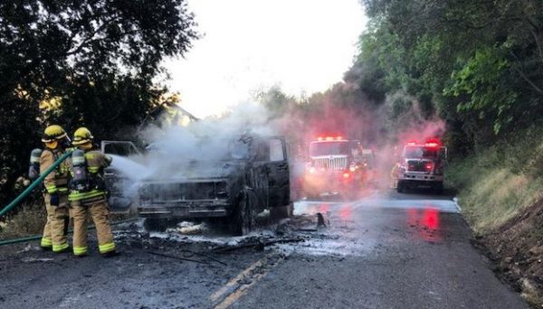 Two fires in SLO County on July 4
