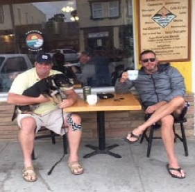 Signs of the times at Cayucos Coffee