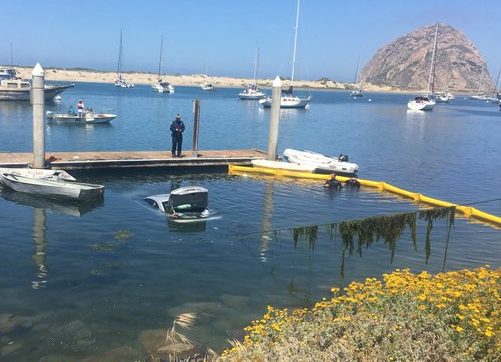 Man rescued after driving off the Embarcadero into Morro Bay
