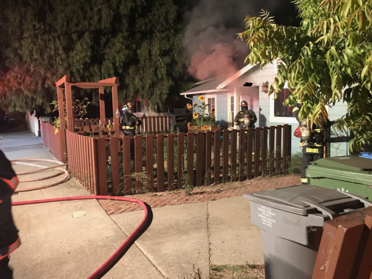 Responders rescue resident in burning home in SLO
