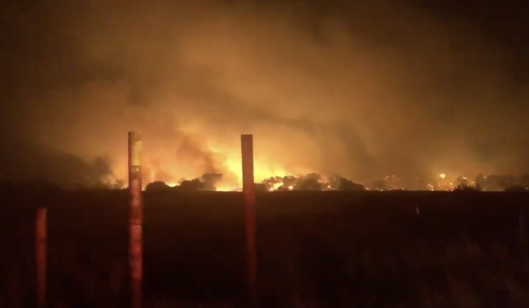 Fire burns 300 acres near Camp Roberts