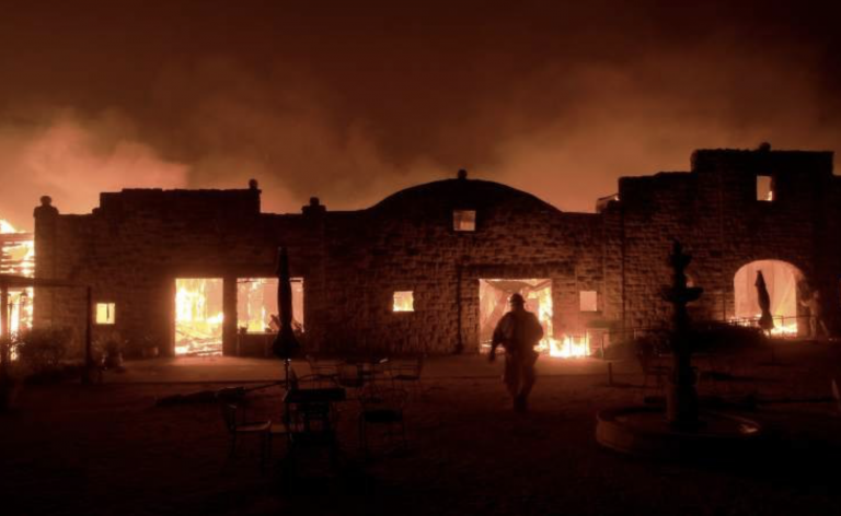 Power outages and fires ravage California