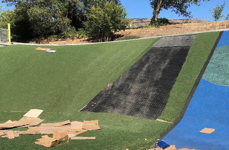 Thieves snatch synthetic turf from Sinsheimer Park in SLO