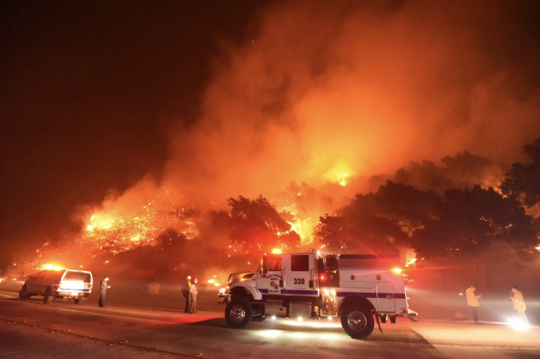 Cave Fire burns more than 4,000 acres near Highway 154