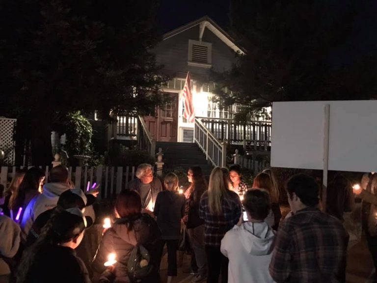 More than 200 people attend Kristin Smart vigil
