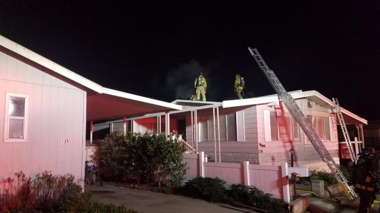 Fire damages mobile home in Pismo Beach