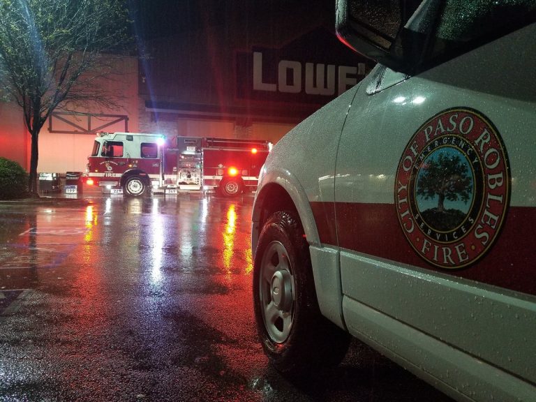 Fire breaks out at Paso Robles Lowe’s Home Improvement store