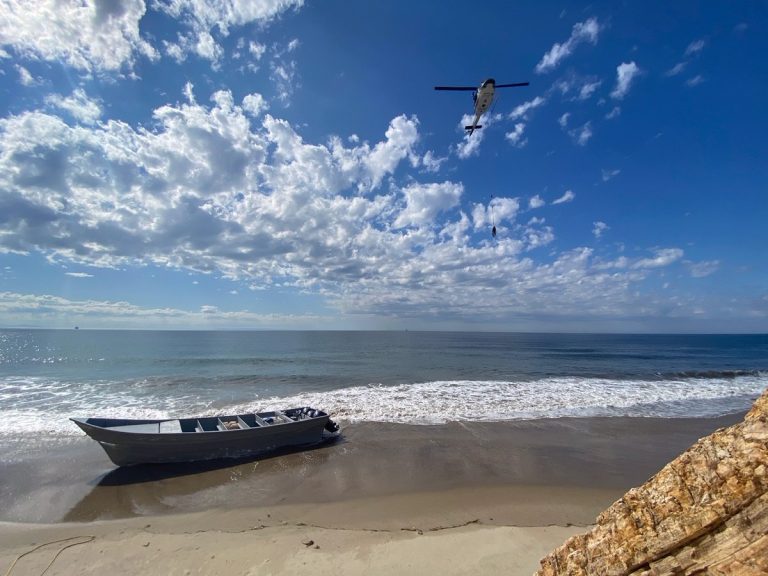 Smugglers caught near Gaviota with pot and a panga boat